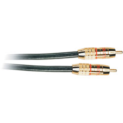 Recoton Digital Coaxial Audio Cable - 1 x RCA - 1 x RCA - 6ft - Black