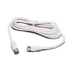 Recoton RG59 Coaxial Cable - 1 x F-connector - 1 x F-connector - 6ft - White