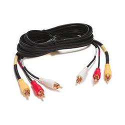 Recoton Stereo Audio/Video Cable - 3 x RCA - 3 x RCA - 3ft