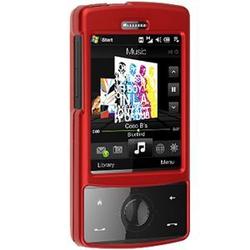 Wireless Emporium, Inc. Red Snap-On Rubberized Protector Case w/Clip for HTC Touch Diamond CDMA