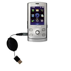 Gomadic Retractable USB Cable for the LG VX8610 with Power Hot Sync and Charge capabilities - Brand