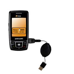 Gomadic Retractable USB Cable for the Samsung SGH-D880 DUOS with Power Hot Sync and Charge capabilities - Go
