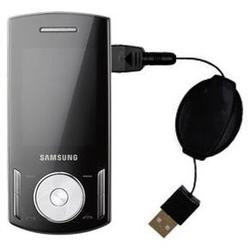 Gomadic Retractable USB Cable for the Samsung SGH-F400 with Power Hot Sync and Charge capabilities - Gomadic