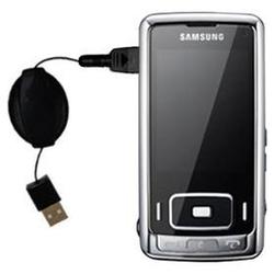 Gomadic Retractable USB Cable for the Samsung SGH-G800 with Power Hot Sync and Charge capabilities - Gomadic