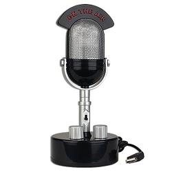 Genica Retro Style USB On the Air Communicator Microphone