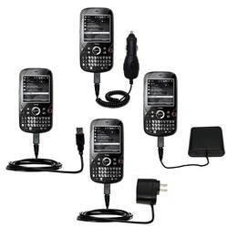 Gomadic Road Warrior Kit for the PalmOne Palm Treo Pro includes a Car & Wall Charger AND USB cable AND Batte