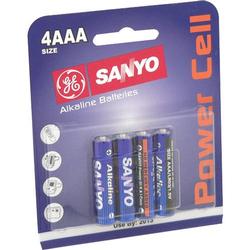 Sanyo Batteries SANYO AAA Alkaline Battery - Alkaline - General Purpose Battery