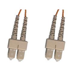 CTCUnion SC/PC to SC/PC multimode 62.5/125 fiber patch cord, duplex, 1m length