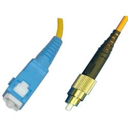 CTCUnion SC/UPC to FC/UPC simplex single-mode 9/125 fiber patch cord, 1m length