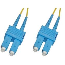 CTCUnion SC/UPC to SC/UPC duplex single-mode 9/125 fiber patch cord, 1m length