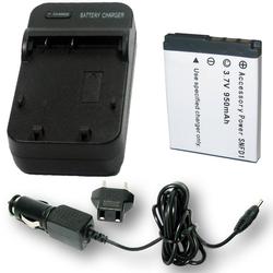 Accessory Power SONY NP-FD1 / NP-BD1 Equivalent BC-TR1 Charger & Battery Combo for CyberShot Digital Cameras