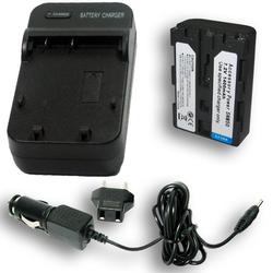 Accessory Power SONY NP-FM50 Equivalent BC-TRP Charger & Battery Combo for DSC / DSR / MVC Series Cybershots