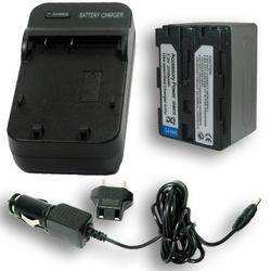 Accessory Power SONY NP-FM70 Equivalent Charger & Battery Combo for OEM BC-TRM & DCR-TRV & DCR-SR Series