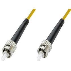 CTCUnion ST/UPC to ST/UPC simplex single-mode 9/125 fiber patch cord, 1m length