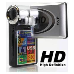 SVP T400 Silver True HD 1280x720p Digital Video Camcorder/8MP Camera + Component HD TV Cable & Tripo