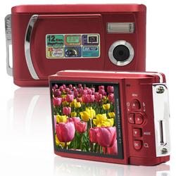 SVP Xthinn 8061 Red- 12 MP Max. Digital Camera/ Video Recorder/ 4X Digital Zoom/ 2.8 LCD Screen