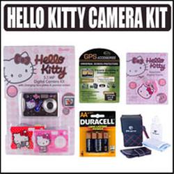 Sakar Hello Kitty 5.1MP Digital Camera 87009 Plus Hello Kitty Keychain Digital Frame Plus Kit