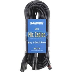 Samson SAMC18 MC18 18 ft. Mic Cable 3 Pack