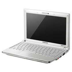 SAMSUNG NOTEBOOKS Samsung NC10-14GW Netbook Intel Atom 1.6GHz, 1GB, 160GB HD, 10.2 Widescreen WSVGA, 802.11 b/g, Bluetooth, Windows XP Home (White)