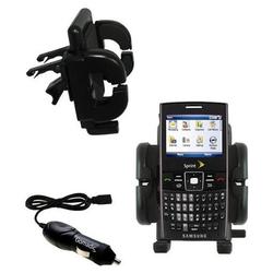 Gomadic Samsung SPH-I325 Auto Vent Holder with Car Charger - Uses TipExchange