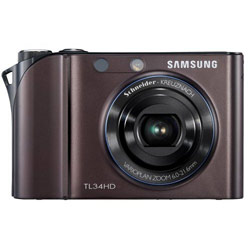 Samsung Dig Camera Samsung TL34HD Digital Camera with 28mm Wide Lens, Dual Image Stabilization, 3 LCD, HD capabilities, & ISO 4800 - Black