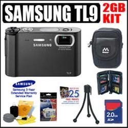 Samsung TL9 10.2MP Digital Camera Black Plus 2GB Accessory Kit