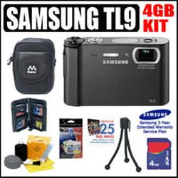 Samsung TL9 10.2MP Digital Camera Black Plus 4GB Accessory Kit