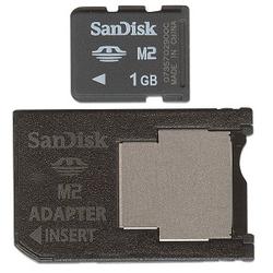 SanDisk 1GB Memory Stick Micro (M2) Card with (MagicGate) - 1 GB