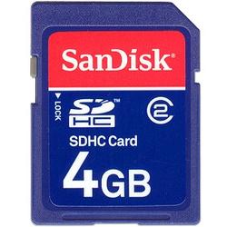 SanDisk 4GB Class 2 SDHC Memory Card