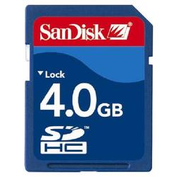 SanDisk Sandisk SDSDBR-4096 Standard SDHC 4GB Memory Card