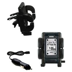 Gomadic Sanyo Pro 700 Auto Vent Holder with Car Charger - Uses TipExchange
