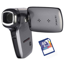 Sanyo VPC-CG9SV Xacti CG9 9.1MP Digital Camcorder with 5x Optical Zoom and 2.5 LCD w/ 8GB Secure Digital Card