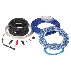 EFX Scosche Single Amplifier Power and Audio Kit - Installation Kit Blue, Silver