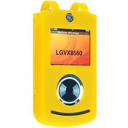 Wireless Emporium, Inc. Silicone Case for LG Chocolate 3 VX8560 (Yellow)