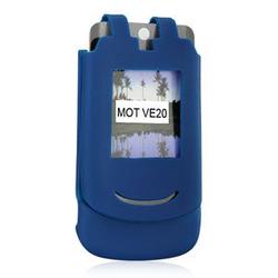 Wireless Emporium, Inc. Silicone Case for Motorola RAZR VE20 (Blue)