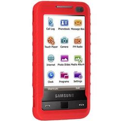 Wireless Emporium, Inc. Silicone Case for Samsung Omnia SCH-i910 (Red)