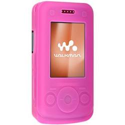 Wireless Emporium, Inc. Silicone Case for Sony Ericsson W760 (Hot Pink)