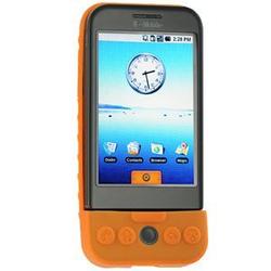 Wireless Emporium, Inc. Silicone Case for T-Mobile G1/Google Phone (Orange)