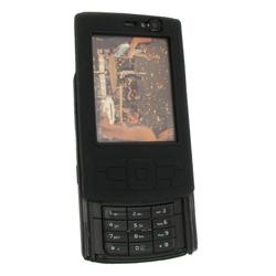 Eforcity Silicone Skin Case for Nokia N95 8GB, Black by Eforcity
