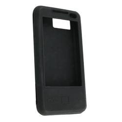 Eforcity Silicone Skin Case for Samsung Omnia i900, Black - by Eforcity