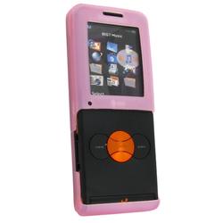 Eforcity Silicone Skin Case for Sony Ericsson W350, Pink by Eforcity