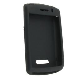 Eforcity Silicone Skin Protective Cover Guard Shield Case for Blackberry 9500 Storm, Black by Eforcity