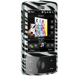 Wireless Emporium, Inc. Silver Zebra Snap-On Protector Case Faceplate for HTC Touch Diamond CDMA