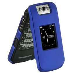 Wireless Emporium, Inc. Snap-On Rubberized Protector Case for Blackberry Pearl Flip 8220 (Blue)