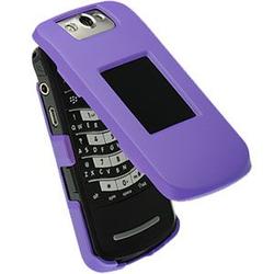 Wireless Emporium, Inc. Snap-On Rubberized Protector Case for Blackberry Pearl Flip 8220 (Purple)
