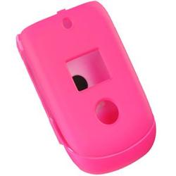 Wireless Emporium, Inc. Snap-On Rubberized Protector Case for Motorola VU204 (Hot Pink)