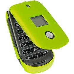 Wireless Emporium, Inc. Snap-On Rubberized Protector Case for Motorola VU204 (Lime Green)