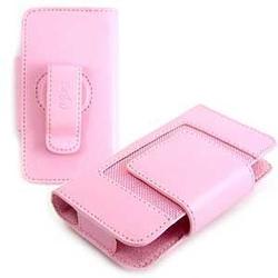 Wireless Emporium, Inc. Soho Kroo Leather Pouch for Samsung Eternity SGH-A867 (Pink)