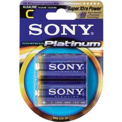 Sony Batteries Sony C Size Alkaline Battery for General Purpose - Alkaline - 1.5V DC - General Purpose Battery (AM2PT-B2A)