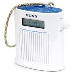 Sony ICF-S79W Weather Band Digital Shower Radio